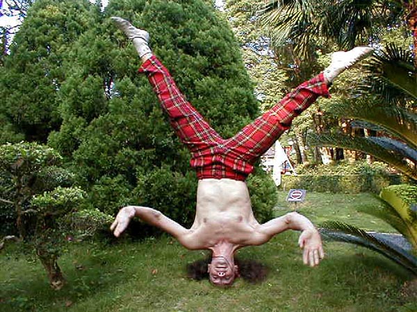 стойка на голове