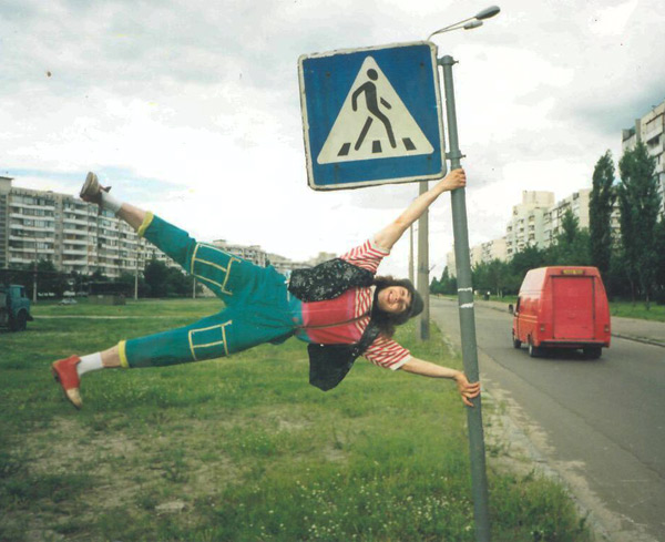 гимнастимческий флажок клоуна