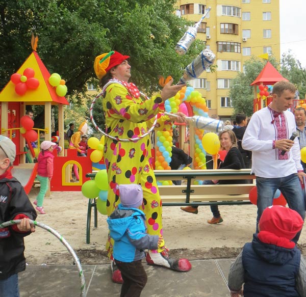 Развлечения клоуна