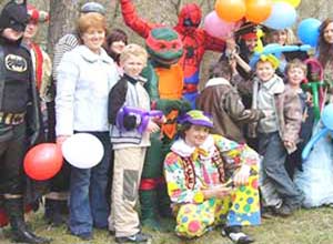 Детский уикенд, организованный клоуном на трухановом острове
