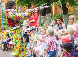 цирковая программа клоун в детском садике
