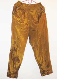 золотистые брюки