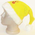 жолтая новогодняя шапка