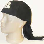 шляпа пирата чорная