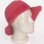 женская красная шляпка